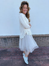 Load image into Gallery viewer, Cream Lace Sweater