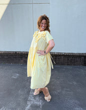 Load image into Gallery viewer, Gingham Cotton Dress