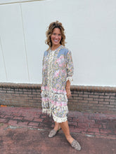 Load image into Gallery viewer, Cottage Fringe Duster Dress