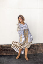 Load image into Gallery viewer, Plaid Hoodie Dress