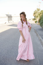 Load image into Gallery viewer, Emma Pink Stripe Dress