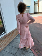 Load image into Gallery viewer, Evelyn Pink Lace Dress