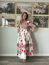 Load image into Gallery viewer, Berry Rose Cotton Dress