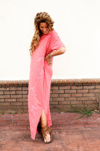 Load image into Gallery viewer, Dusk Distressed Tee Dress
