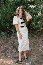 Load image into Gallery viewer, Arielle Jacquard Bow Dress
