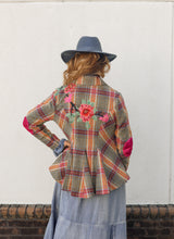Load image into Gallery viewer, Plaid Statement Blazer