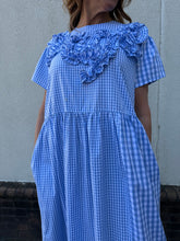 Load image into Gallery viewer, Gingham Cotton Dress