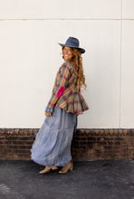 Load image into Gallery viewer, Plaid Statement Blazer