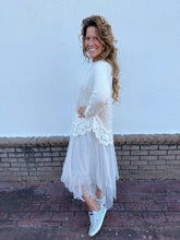 Load image into Gallery viewer, Cream Lace Sweater