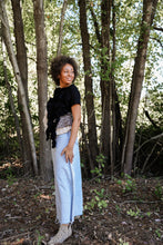 Load image into Gallery viewer, Miss Match Ruffle Tee Top