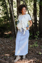 Load image into Gallery viewer, Miss Match Ruffle Tee Top