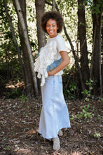 Load image into Gallery viewer, Miss Match Ruffle Tee Top