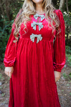 Load image into Gallery viewer, Diamond Velvet Dress