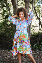 Load image into Gallery viewer, Athena Silk Ruffle Dress