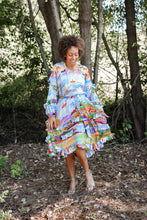Load image into Gallery viewer, Athena Silk Ruffle Dress