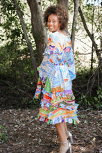 Load image into Gallery viewer, Athena Silk Ruffle Dress