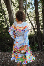 Load image into Gallery viewer, Athena Silk Ruffle Dress