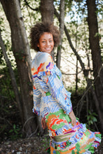 Load image into Gallery viewer, Athena Silk Ruffle Dress