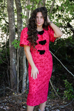 Load image into Gallery viewer, Arielle Jacquard Bow Dress