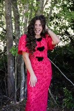 Load image into Gallery viewer, Arielle Jacquard Bow Dress