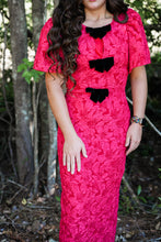 Load image into Gallery viewer, Arielle Jacquard Bow Dress