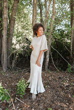 Load image into Gallery viewer, Silk Pleats Tee Dress