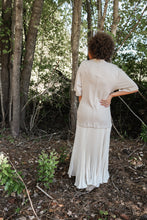 Load image into Gallery viewer, Silk Pleats Tee Dress