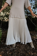 Load image into Gallery viewer, Silk Pleats Tee Dress