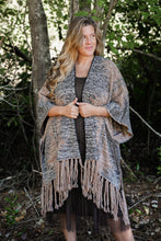 Load image into Gallery viewer, Nevada Fringed Shawl Cardigan