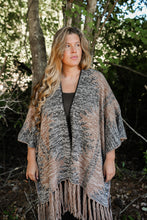 Load image into Gallery viewer, Nevada Fringed Shawl Cardigan