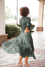 Load image into Gallery viewer, Corinne Silky Pleated Dress