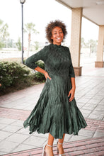 Load image into Gallery viewer, Corinne Silky Pleated Dress