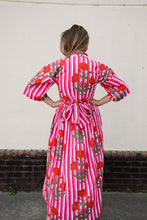 Load image into Gallery viewer, Scarlet Stripe Wrap Dress