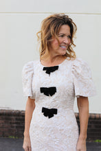 Load image into Gallery viewer, Arielle Jacquard Bow Dress