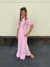 Load image into Gallery viewer, Emma Pink Stripe Dress