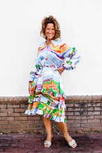 Load image into Gallery viewer, Athena Silk Ruffle Dress