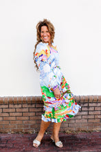 Load image into Gallery viewer, Athena Silk Ruffle Dress