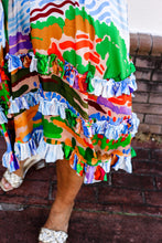 Load image into Gallery viewer, Athena Silk Ruffle Dress