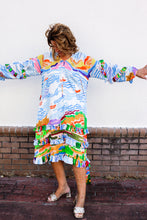 Load image into Gallery viewer, Athena Silk Ruffle Dress