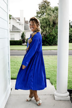 Load image into Gallery viewer, Royal Pleated Dress