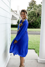 Load image into Gallery viewer, Royal Pleated Dress