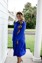 Load image into Gallery viewer, Royal Pleated Dress