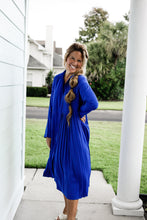 Load image into Gallery viewer, Royal Pleated Dress