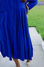 Load image into Gallery viewer, Royal Pleated Dress