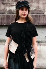 Load image into Gallery viewer, Miss Match Ruffle Tee Top