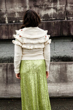 Load image into Gallery viewer, Falyn Embroidered Ruffle Knit Sweater
