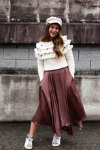 Load image into Gallery viewer, Falyn Embroidered Ruffle Knit Sweater