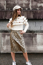 Load image into Gallery viewer, Falyn Embroidered Ruffle Knit Sweater