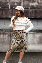Load image into Gallery viewer, Falyn Embroidered Ruffle Knit Sweater