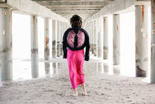 Load image into Gallery viewer, Cascade Denim Jacket Diamond Fringe